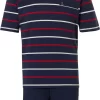 Robson Pyjama Herren Shorty Schlafanzug (2 Tlg) Baumwolle 16
