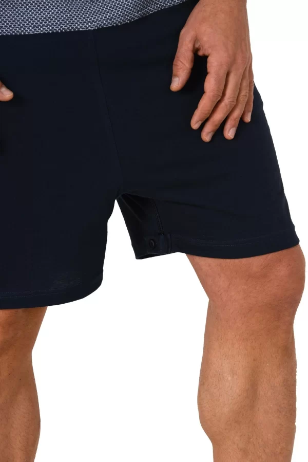 Normann Care Pyjama Herren Pflegeoverall Kurzarm Einteiler Mit Reißverschluss An Rücken Und Bein – 171 90 431 4