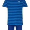 Dock13 Pyjama Dock13 Zweiteiliger Herren Schlafanzug Kurz (Zweiteiliges-Set, 2 Tlg) Logo Webbung,Logo Gestickt,Hose Mit Taschen 17