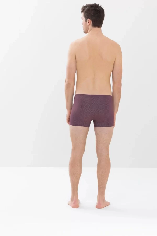 Mey Boxershorts Mey Shorty 37203 Serie Dots Oxblood (1 Stück, 1-St) 3