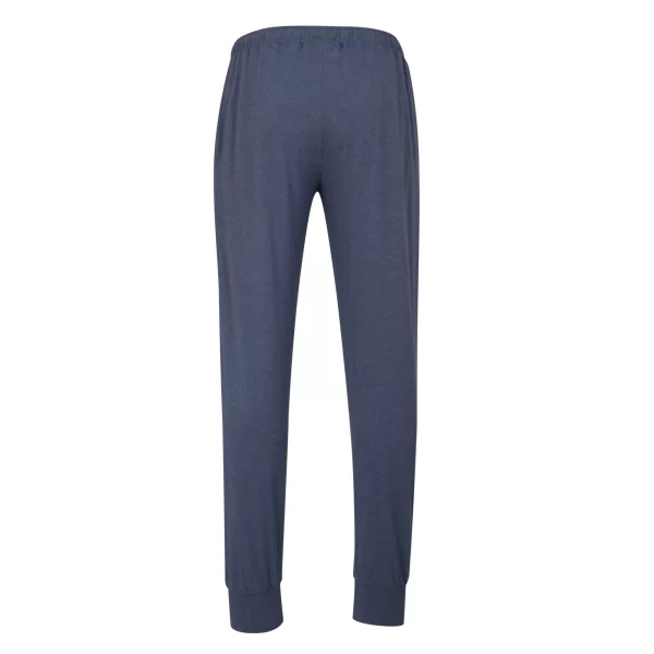 CECEBA Schlafhose CECEBA Herren Lange-Hose Blau Melange (1-tlg) 7