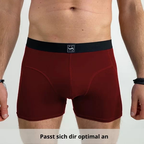 Sitztgut Boxershorts Premium Unterhosen Für Herren Und Jungen (Set, 3-St) Perfekter Sitz Dank 7-teiliger Schnitt Statt 3-teilig, Aus Baumwolle 1