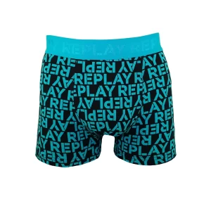 Replay Boxershorts All Over Logo (Box, 2-St., 2er-Pack) In Box 7