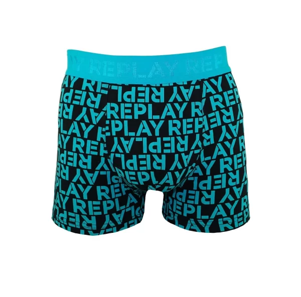 Replay Boxershorts All Over Logo (Box, 2-St., 2er-Pack) In Box 3