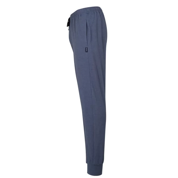 CECEBA Schlafhose CECEBA Herren Lange-Hose Blau Melange (1-tlg) 5