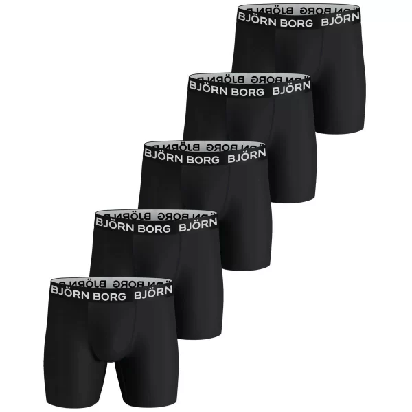 Björn Borg Boxershorts Performance Boxer 5er Pack Herren (5-St) 1