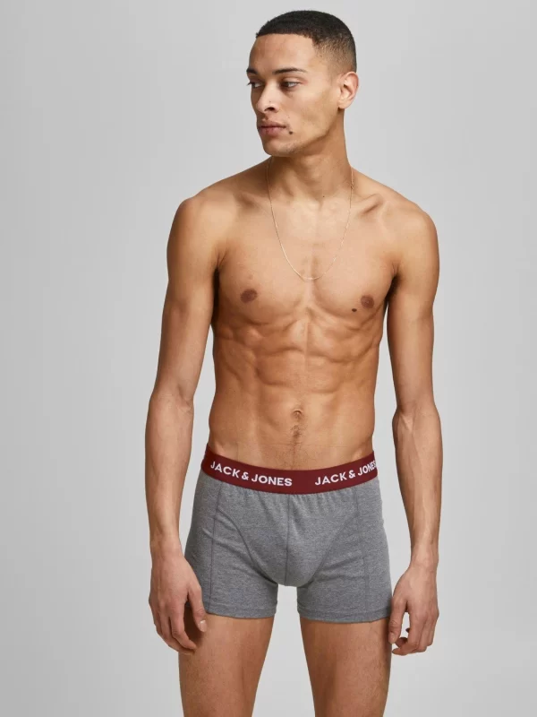 Jack & Jones Boxershorts JACRED FLAMINGO (3-St) Im 3er Pack 3