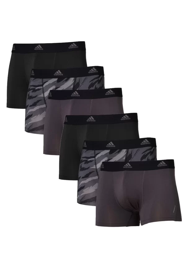 Adidas Sportswear Retro Boxer 6er Pack Active Micro Flex Eco (Spar-Set, 6-St) Retro Short / Pant – Ohne Eingriff – Weiche Nahtverarbeitung 1