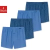 Schiesser Boxershorts Essentials (4-St) Webboxer Mit Funktionaler Knopfleiste Im 4er Pack 13