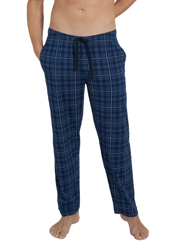 CECEBA Schlafhose CECEBA Herren Lange-Hose Blau Bedruckt (1-tlg) 1
