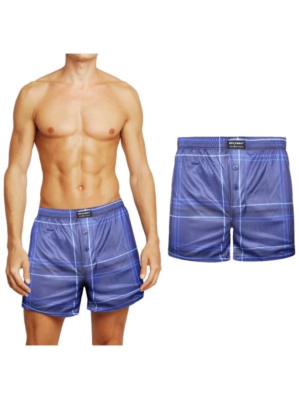 TEXEMP Webboxer 5er-10er Pack Herren Webboxer Boxershorts Baumwolle Unterwäsche (Spar-Pack, 5-St) Atmungsaktiv & Hautfreundlich 3