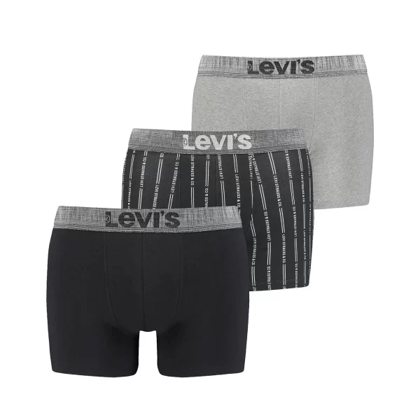 Levi’s® Boxershorts LEVIS Men Giftbox Stripes Boxer Brief 3P (3-St) 1