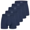 ESGE – Die Wäsche-Macher Retro Boxer 5er Pack – Feinripp Jeans (Spar-Set, 5-St) Pant Mit Eingriff – Baumwolle – Mit Eingriff – Ohne Seitennähte 16