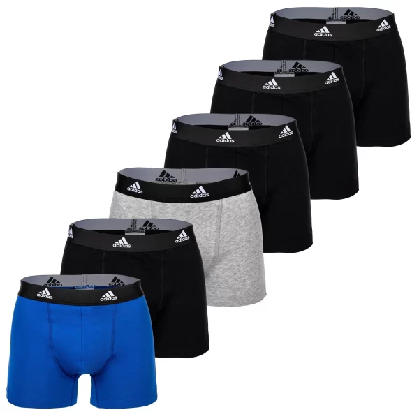 Adidas Sportswear Boxer Herren Boxershorts, 6er Pack – Trunks, Active Flex 1