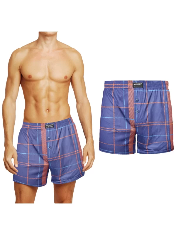 TEXEMP Webboxer 5er-10er Pack Herren Webboxer Boxershorts Baumwolle Unterwäsche (Spar-Pack, 5-St) Atmungsaktiv & Hautfreundlich 4