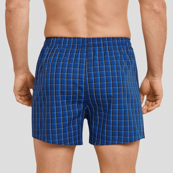 Schiesser Boxershorts Essentials (4-St) Webboxer Mit Funktionaler Knopfleiste Im 4er Pack 6