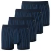 Schiesser Retro Boxer 4er Pack Original Classics Feinripp (Spar-Set, 4-St) Unterhose Kurz – Baumwolle – Mit Eingriff 19