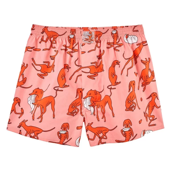 Lousy Livin Boxershorts Huende – Pink 1