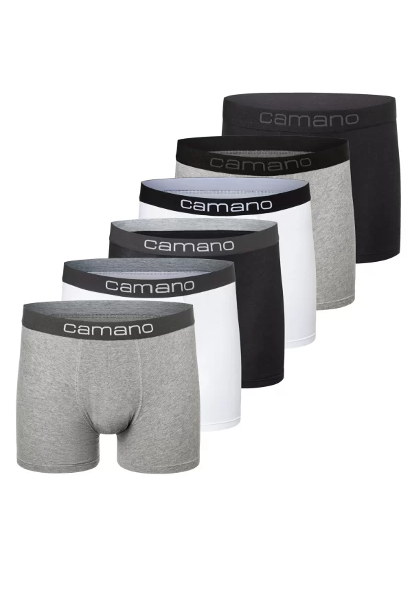 Camano Boxershorts Comfort Mit Nachhaltigerer Baumwolle (BCI) (6-St) Im Praktischen 6er-Pack 8