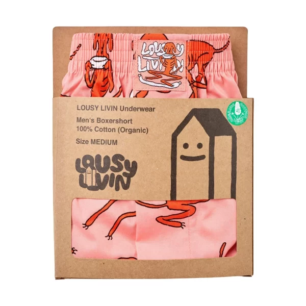 Lousy Livin Boxershorts Huende – Pink 3