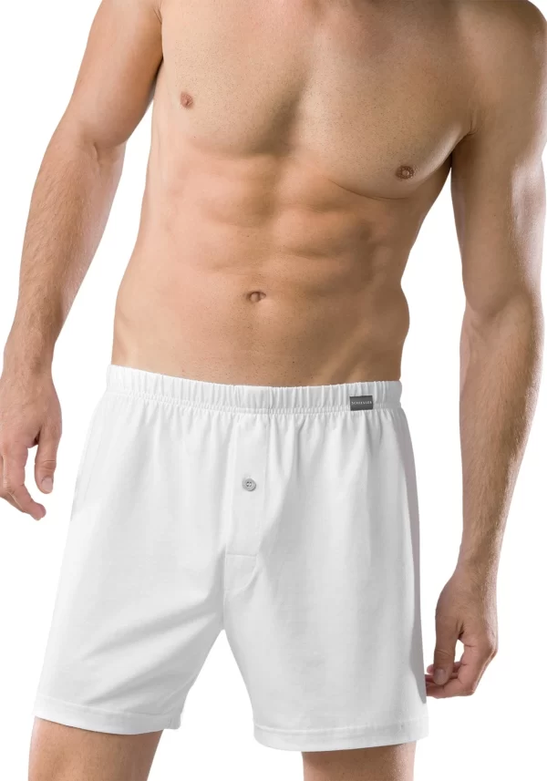 Schiesser Boxershorts Original Classics (Vorteilspack Spar-Pack, 2-St., 2er-Pack, 4er-Pack) Herren Shorts Locker Geschnitten Mit Eingriff, Aus Reiner Baumwolle 1
