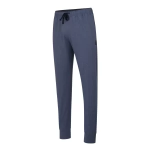 CECEBA Schlafhose CECEBA Herren Lange-Hose Blau Melange (1-tlg) 14