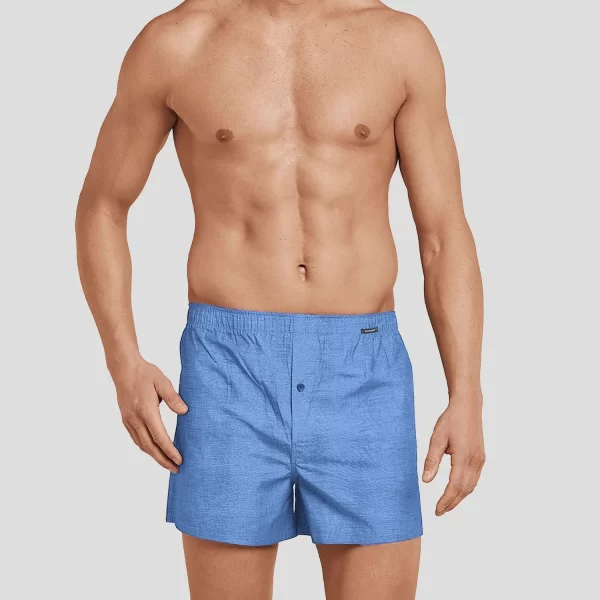 Schiesser Boxershorts Essentials (4-St) Webboxer Mit Funktionaler Knopfleiste Im 4er Pack 7