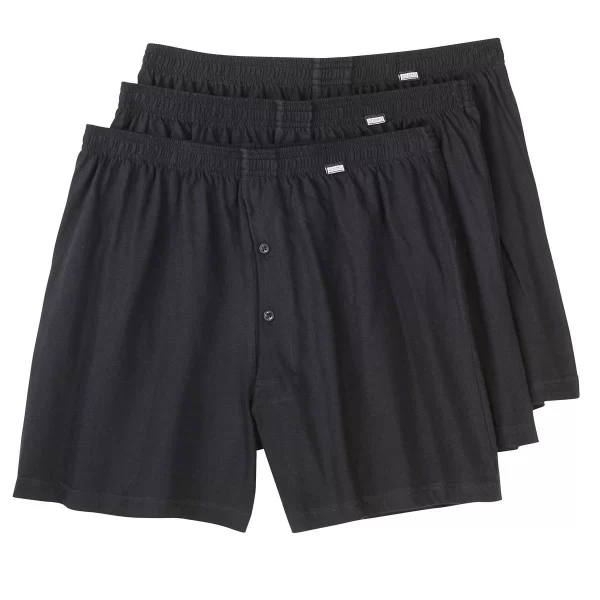 ADAMO Boxershorts 3er-Pack Boxershorts Große Größen Schwarz Adamo (Packung, 3-St., 3er-Pack) 1