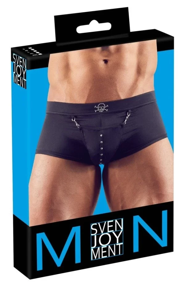 Svenjoyment Underwear Boxershorts Boxershorts Beutel Mit Karabinerhaken – Totenkopf 8
