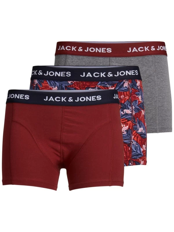 Jack & Jones Boxershorts JACRED FLAMINGO (3-St) Im 3er Pack 1