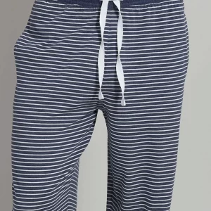 CECEBA Schlafhose CECEBA Herren Lange-Hose Blau Melange (1-tlg) 12