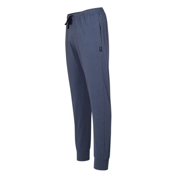 CECEBA Schlafhose CECEBA Herren Lange-Hose Blau Melange (1-tlg) 4