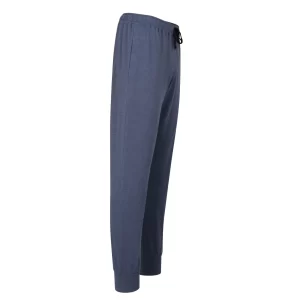 CECEBA Schlafhose CECEBA Herren Lange-Hose Blau Melange (1-tlg) 30
