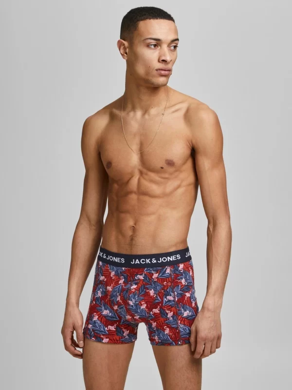 Jack & Jones Boxershorts JACRED FLAMINGO (3-St) Im 3er Pack 4