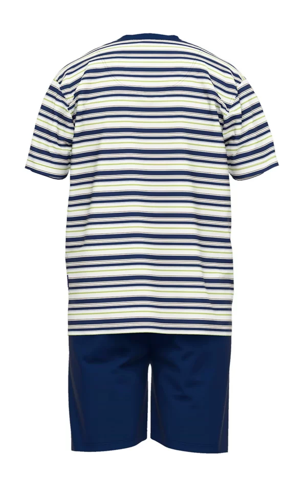 GÖTZBURG Pyjama Herren Shorty Schlafanzug (2 Tlg) Baumwolle 6