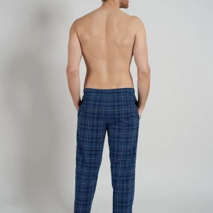 CECEBA Schlafhose CECEBA Herren Lange-Hose Blau Bedruckt (1-tlg) 10