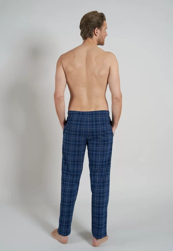 CECEBA Schlafhose CECEBA Herren Lange-Hose Blau Bedruckt (1-tlg) 4