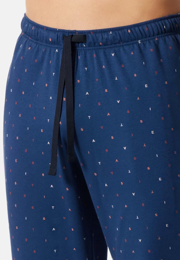 Schiesser Schlafhose Mix & Relax (1-tlg) Schlafanzug Hose – Baumwolle – 5