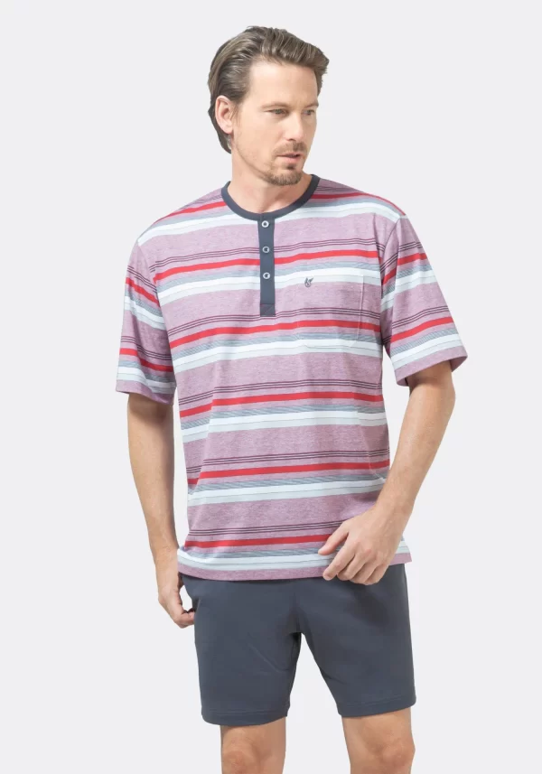 Hajo Pyjama (2 Tlg) Klima Komfort Bügelfrei 1