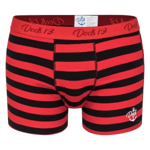 Dock13 Retro Boxer Dock13 Männer Boxershorts Maritim (3er Pack Boxers (3er-Pack, 3-St., 3er-Pack) Mit Logo Als Stickerei, Gewebtem Bund,eleganter Verpackung,Dreierpack,ohne Eingriff,Design Aus Norddeutschland 21