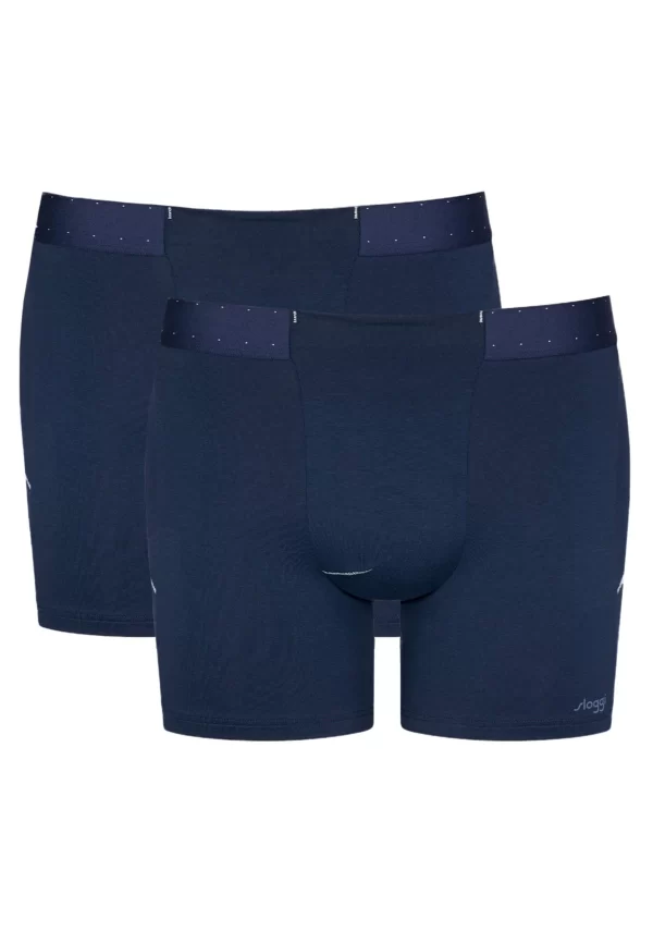 Sloggi Retro Boxer 2er Pack MADE Boxing Champ (Spar-Set, 2-St) Long Short / Pant – Baumwolle – Ohne Eingriff 1