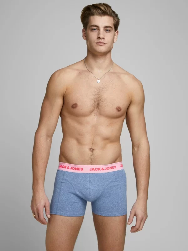 Jack & Jones Boxershorts JACSUPER TWIST TRUNKS 3 PACK NOOS – 12168863 (3-St) 3623 In Grau-Blau-Türkis 6