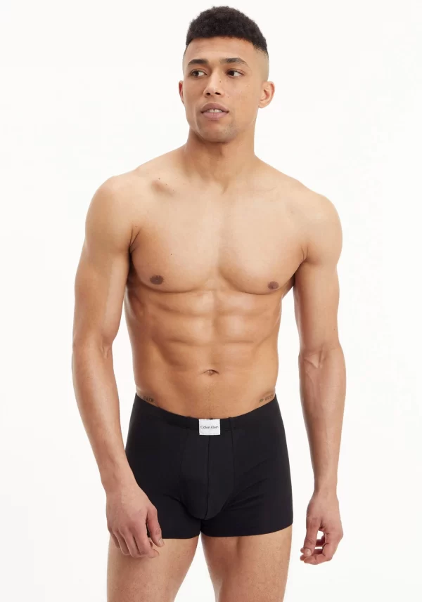 Calvin Klein Underwear Boxer (Packung, 3-St., 3er-Pack) Mit Logobadge Vorn Am Bund 1
