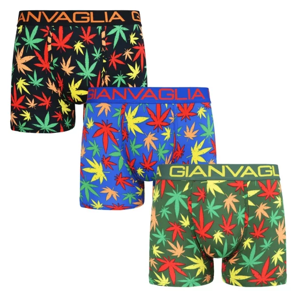 Holland Underwear Boxershorts Boxershorts Herren 3er Set GIANVAGLIA Premium Stretch Baumwolle 1