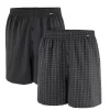 ADAMO Boxershorts Boxershorts Große Größen 2er Pack Dean Anthrazit Adamo (Packung, 2-St., 2er-Pack) 25