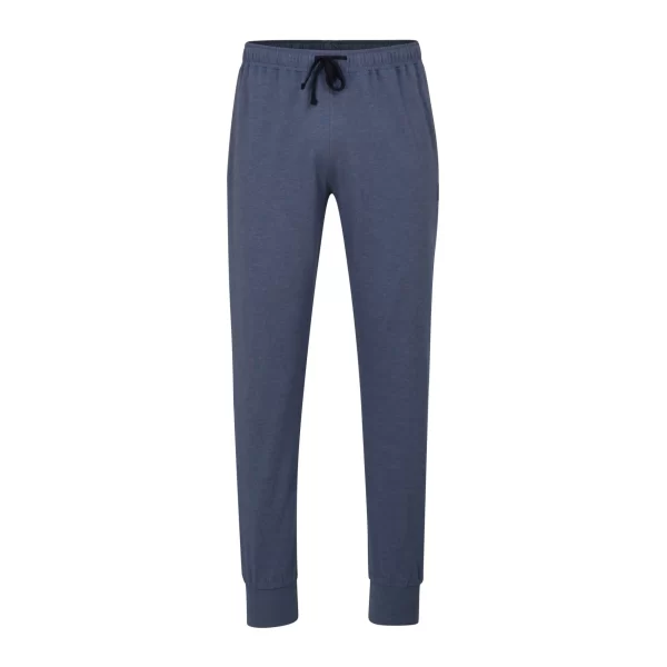 CECEBA Schlafhose CECEBA Herren Lange-Hose Blau Melange (1-tlg) 1