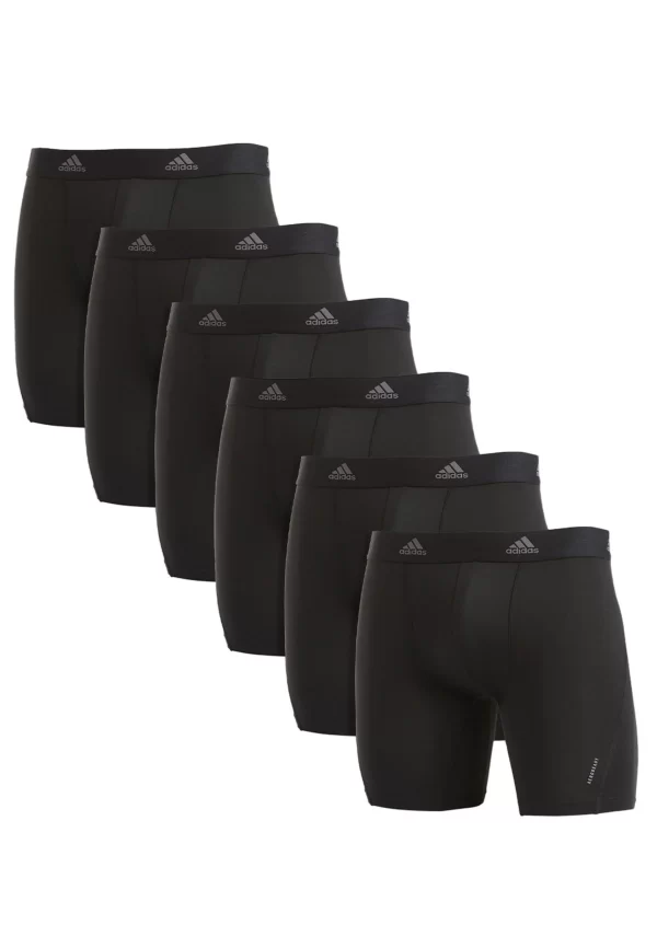 Adidas Sportswear Retro Boxer 6er Pack Active Micro Flex Eco (Spar-Set, 6-St) Long Short / Pant – Ohne Eingriff – Weiche Nahtverarbeitung 1