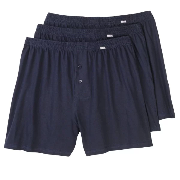 ADAMO Boxershorts 3er-Pack Boxershorts Große Größen Dunkelblau Adamo (Packung, 3-St., 3er-Pack) 1