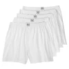 Dave’s Boxershorts Übergrößen Boxershorts Weiß 5er-Pack Dave’s (Packung, 5-St., 5er-Pack) 7