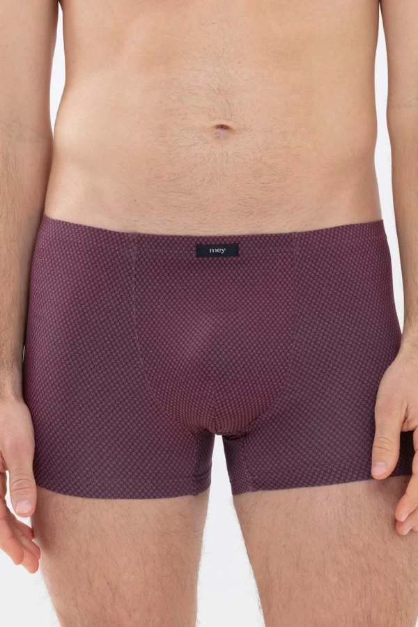 Mey Boxershorts Mey Shorty 37203 Serie Dots Oxblood (1 Stück, 1-St) 4